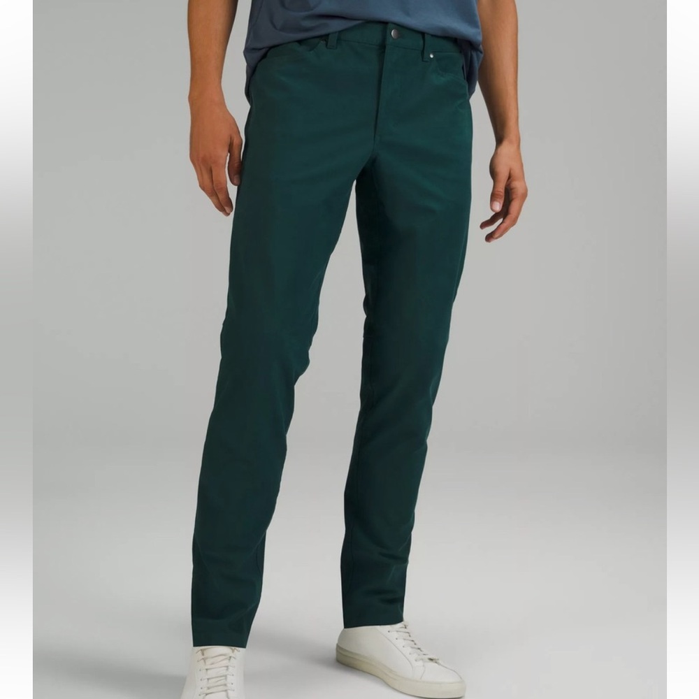 Lululemon Athletica Men’s ABC Slim Pants Teal Green Pants